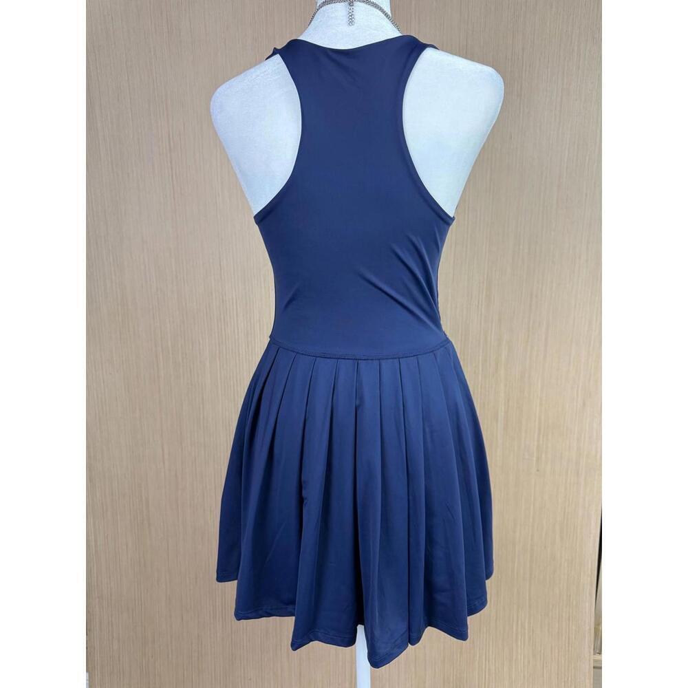 Ocean Drive One Piece Swimsuit Medium Navy Blue Fit & Flare Summer Casual - Picture 4 of 12